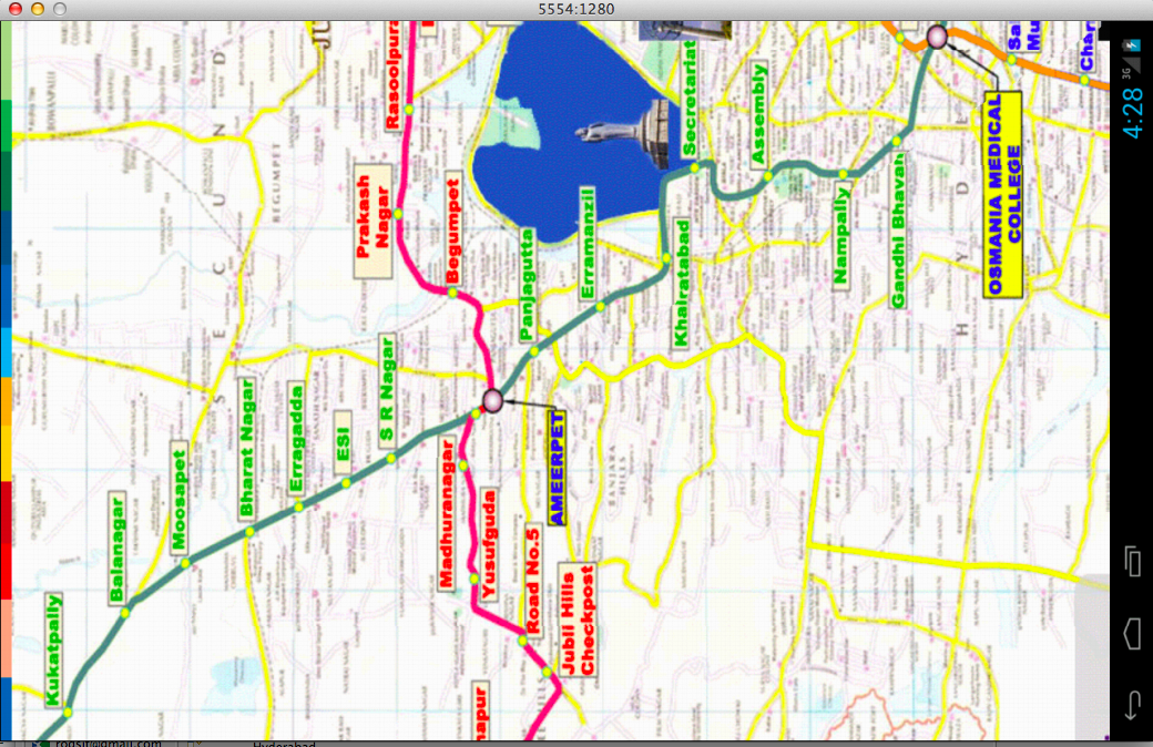 Hyderabad Metro Map截图1