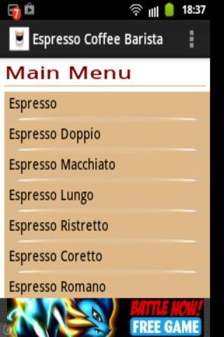 Espresso Coffee Recipes截图1