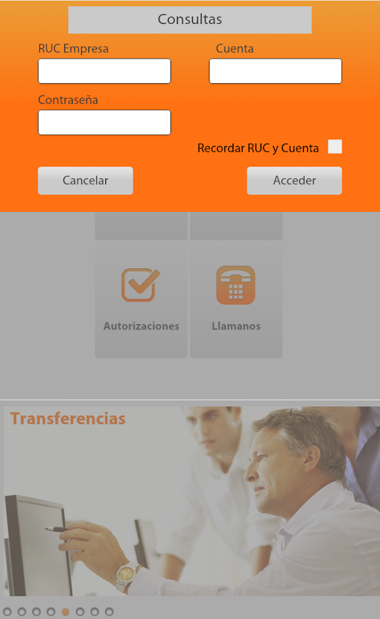 Itaú Empresas PY para Tablets截图4