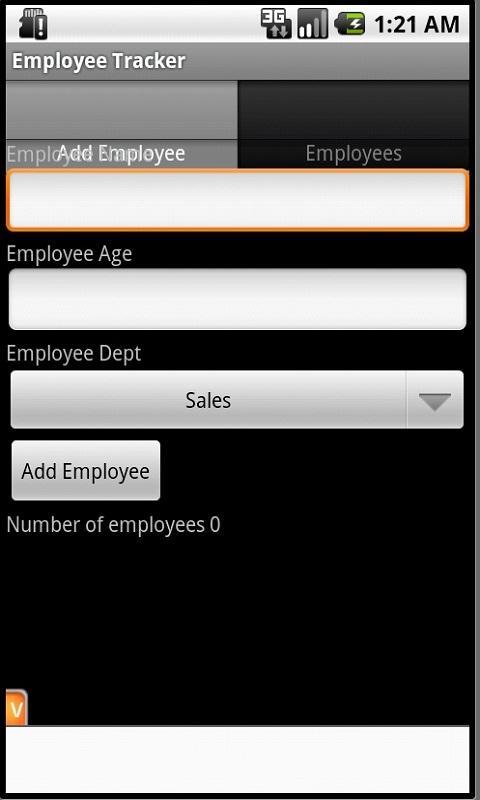 Employee Tracker截图1