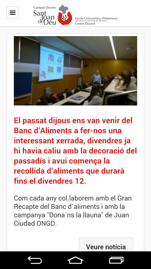 Campus Docent Sant Joan de Déu截图4