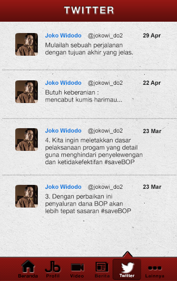 Aplikasi Jokowi Basuki截图3