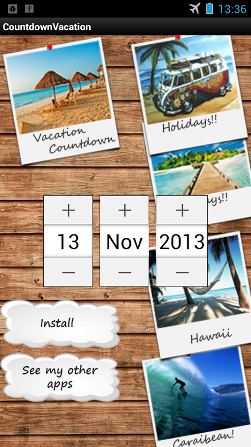 Vacation Countdown Widget截图3