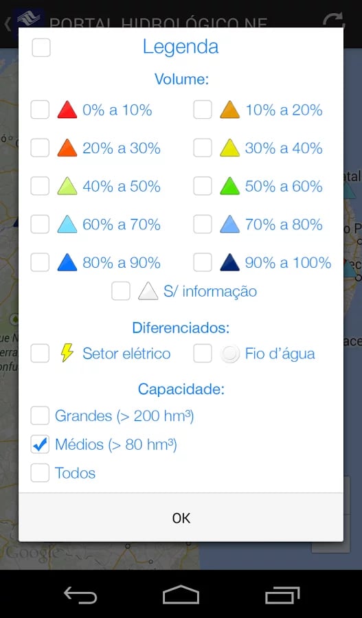 Portal Hidrol&oacute;gico do No...截图1