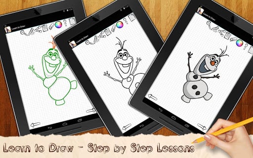 Drawing Lessons Ollaf Frozen截图8