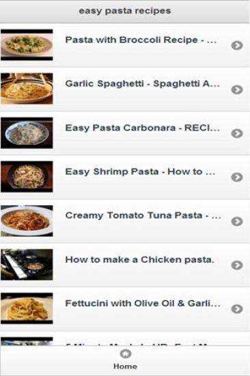 面食食谱 easy pasta recipes截图3