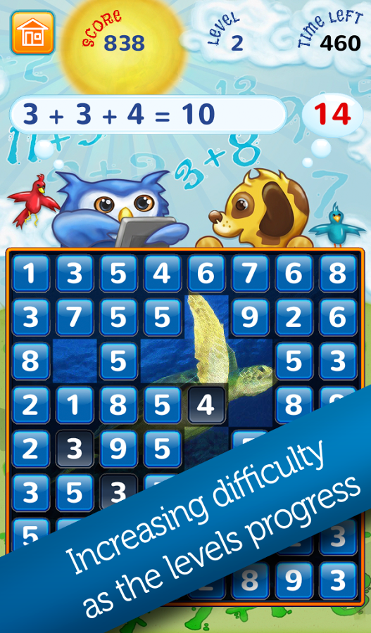 Addition Frenzy HD Free截图7