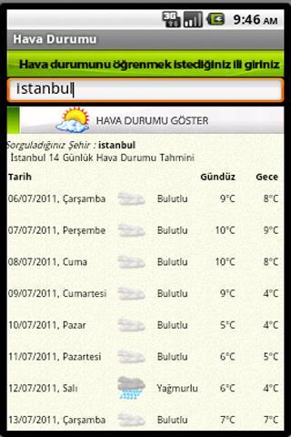 Hava Durumu (Weather)截图5