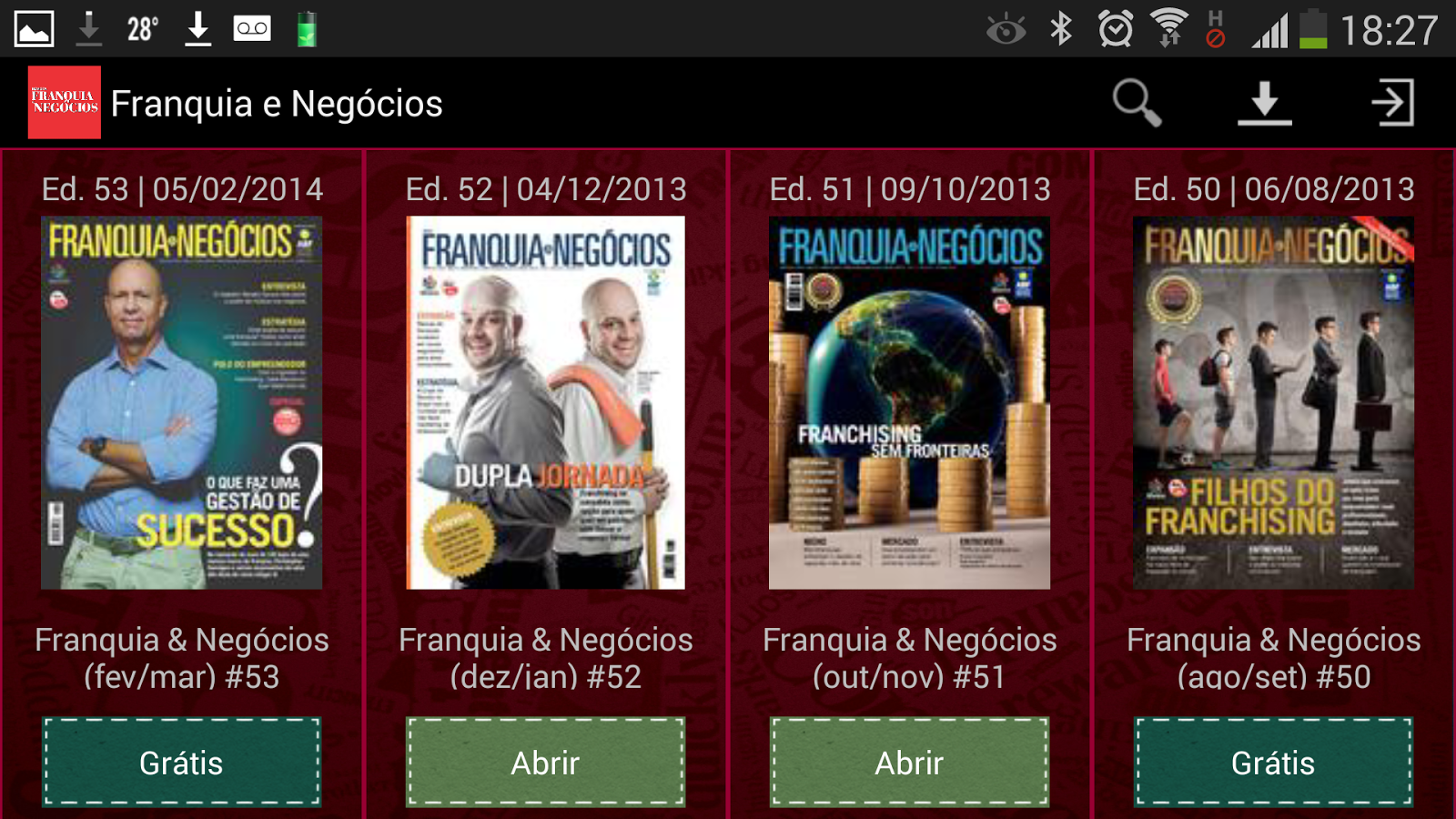 Revista Franquia e Negócios截图2