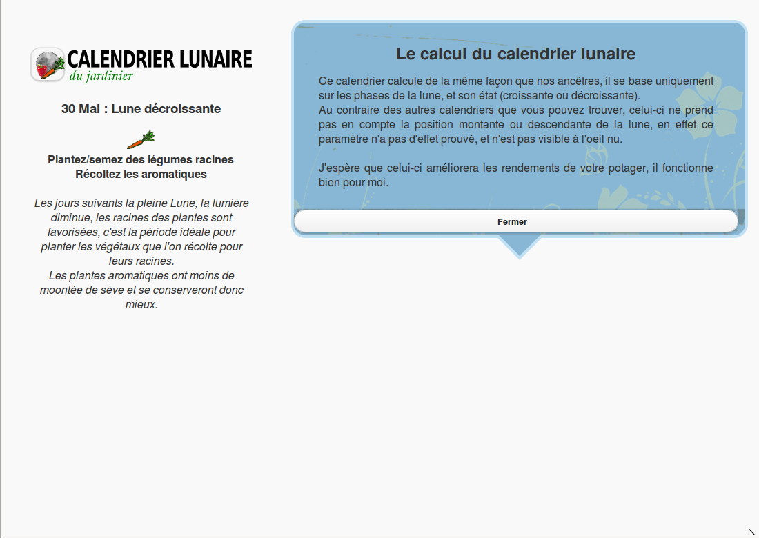 Calendrier Lunaire du jardin截图3