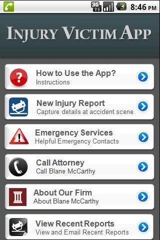 Injury Victim App截图2