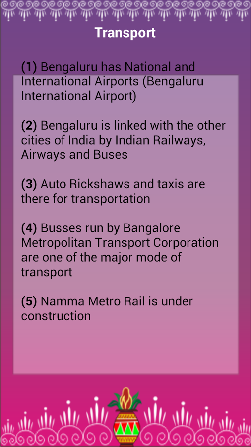 Bengaluru Info Guide截图3