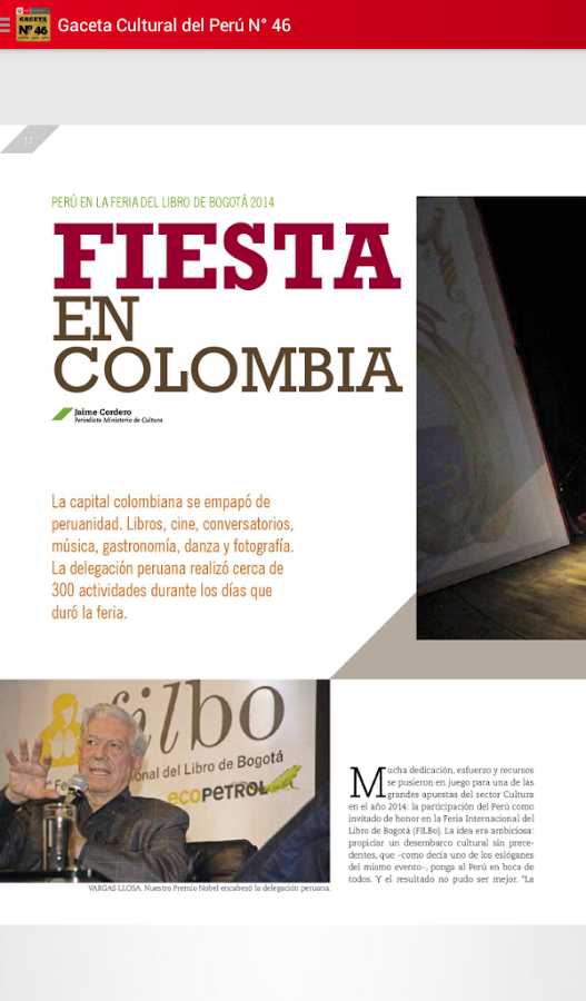 Gaceta Cultural del Perú N° 46截图6