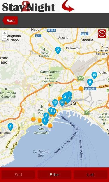 Napoli Hotel finder截图6