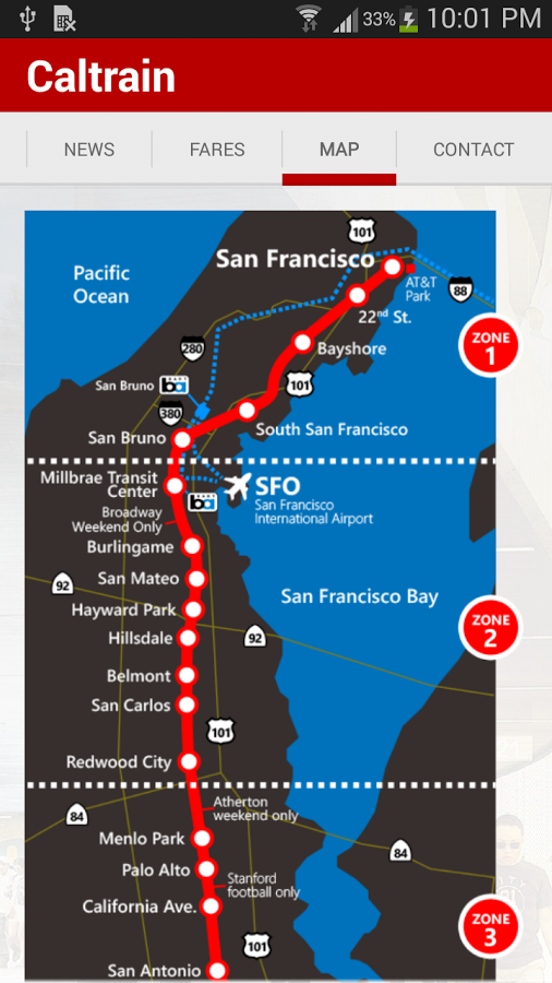 Caltrain截图4