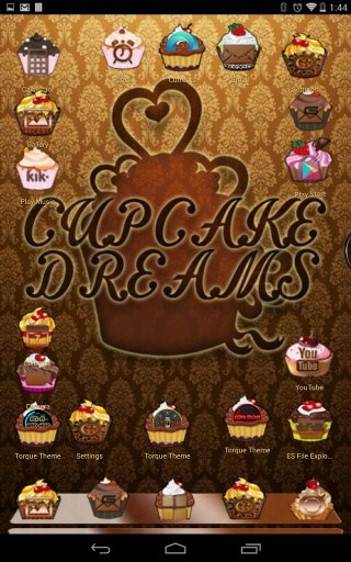 Next Launcher Free Cupcake 3d截图1