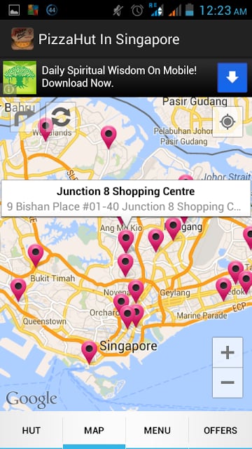 PizzaHut Locator for Singapore截图5