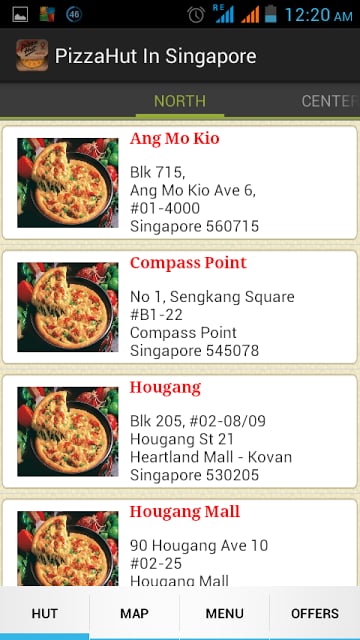 PizzaHut Locator for Singapore截图4