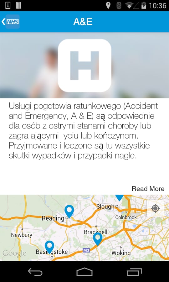 M&oacute;j lokalny NHS (Reading...截图1