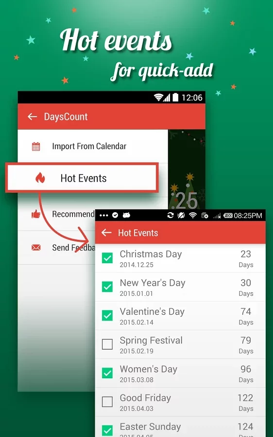 DaysCount - 倒数 圣诞版截图3