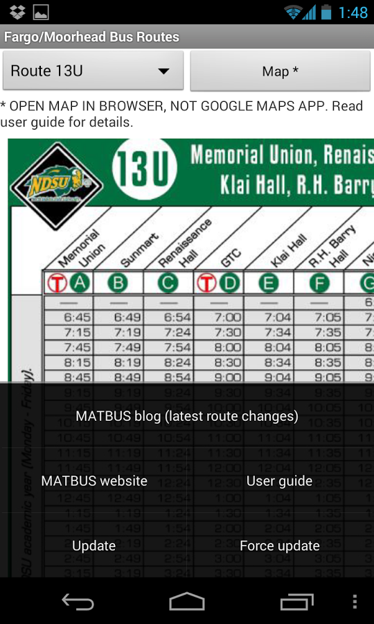 Fargo Moorhead Bus Routes截图3