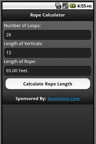 Djembe Rope Calculator截图1