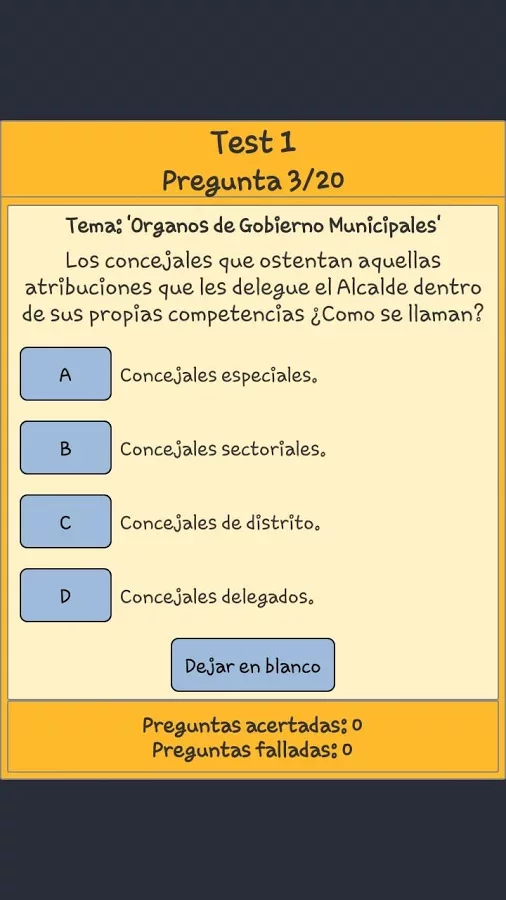 TestOpos Administración Local截图11