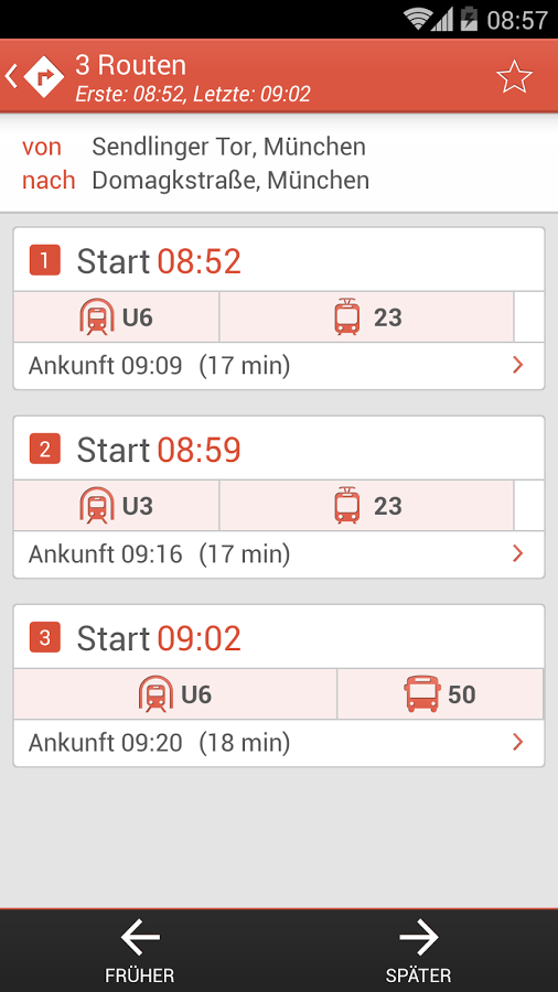 nextstop München MVG Fahrplan截图4