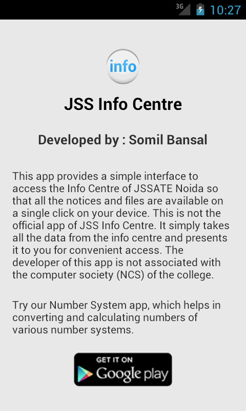 JSS Info Centre截图3