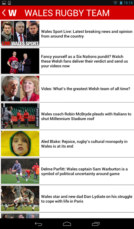 Welsh Rugby Addicts截图6