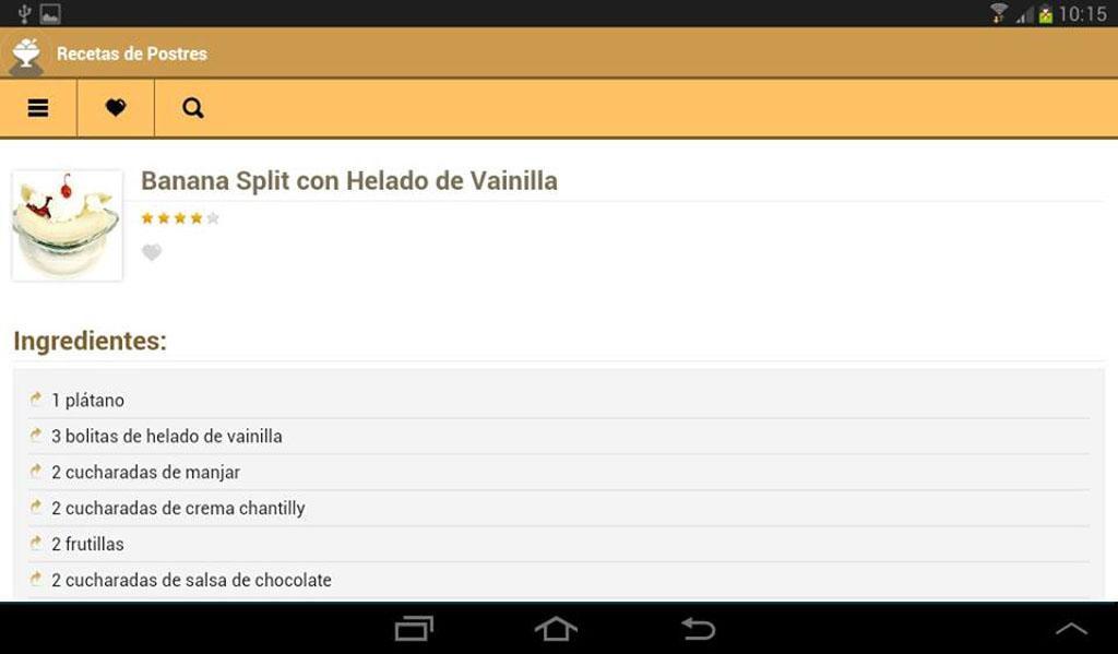 Recetas de Postres截图3