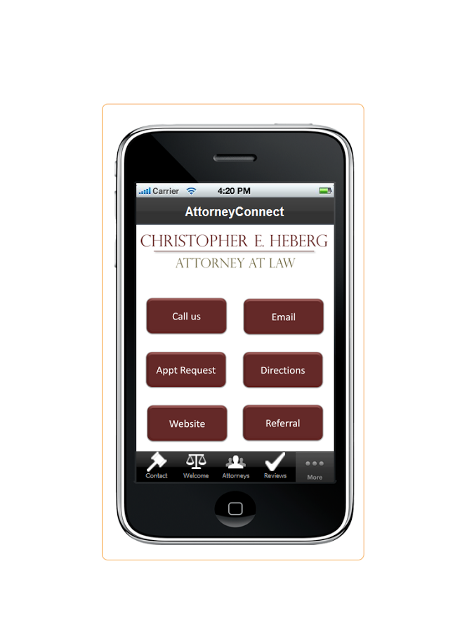 Attorney Christopher Heberg截图1