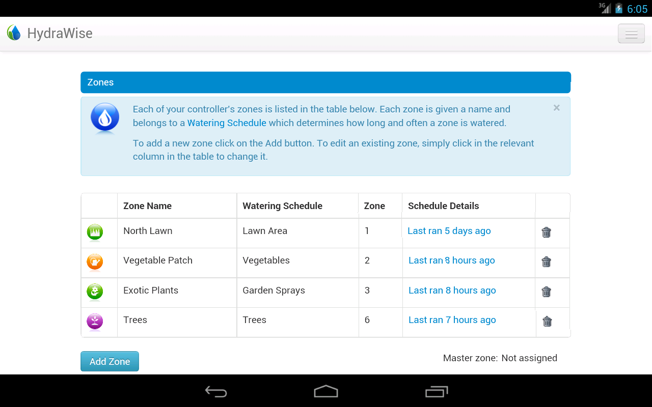 Hydrawise Irrigation截图3