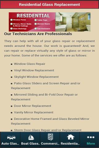 Charleston Glass Replacement截图5