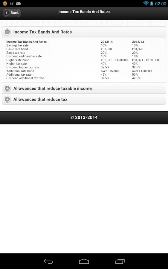 UK Tax Rates 2013/14截图4