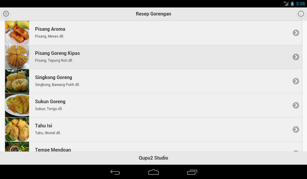Kumpulan Resep Gorengan截图1