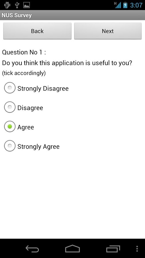 NUS Survey截图2