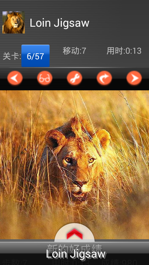 Animals puzzle – Lion Jigsaw截图4