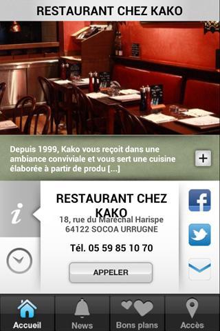 Chez Kako - Bistrot Basque截图2