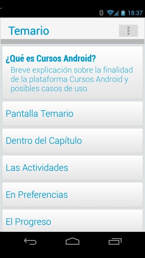 Cursos Android DEMO截图9