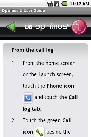 LG Optimus U User Guide截图3