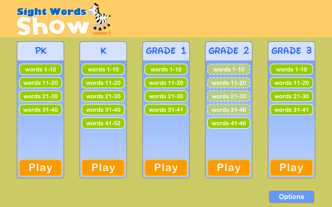 Sight Words Show截图3