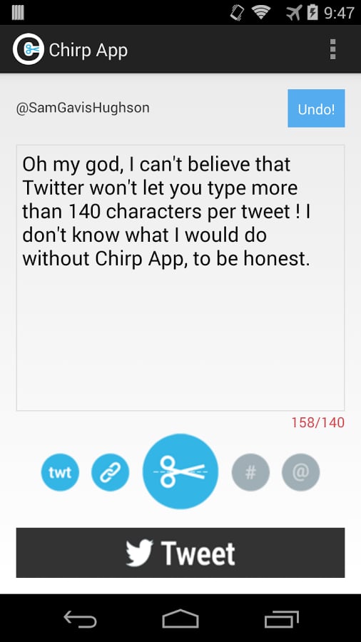 Chirp App – Tweet Short...截图6