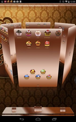 Next Launcher Free Cupcake 3d截图5