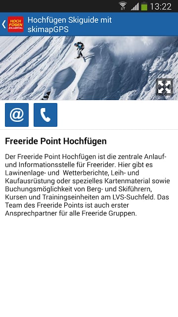 Hochf&uuml;gen Skiguide skimapGPS截图5