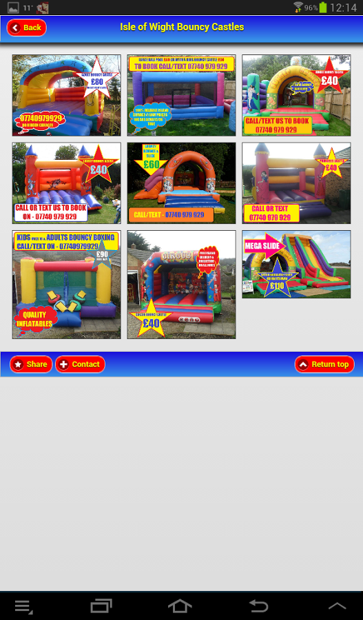 Isle of Wight Bouncy Castles截图2