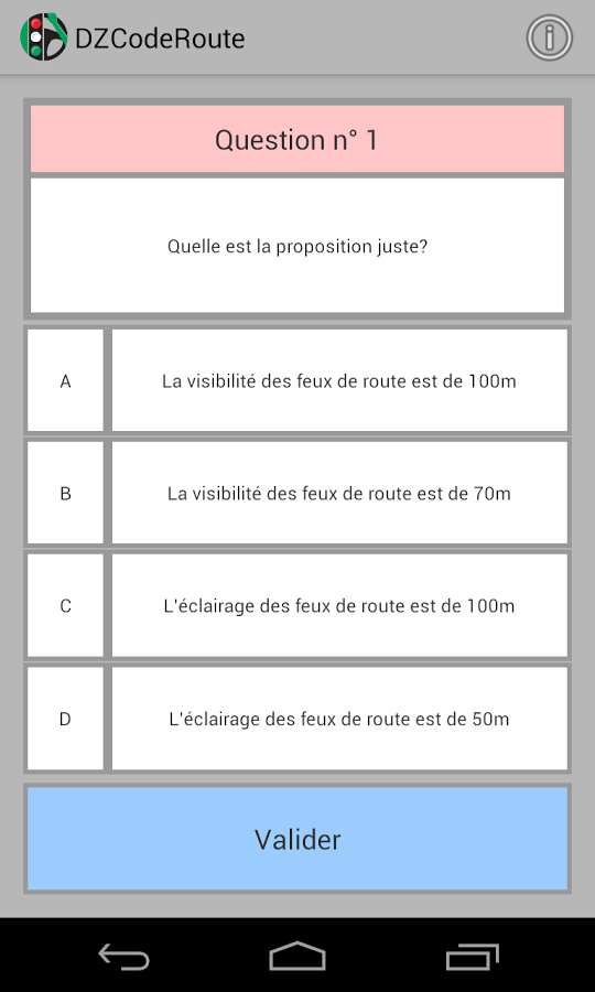 Code de la route Algérie截图2