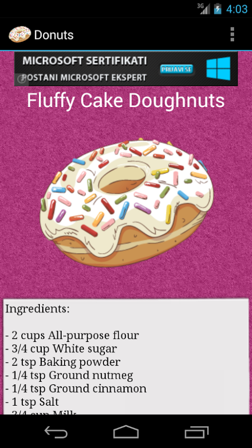 Donut Recipes截图2