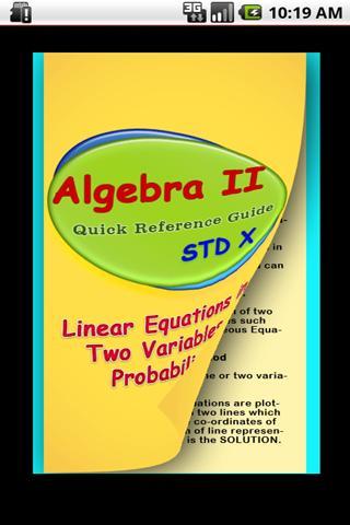 Algebra-II截图1