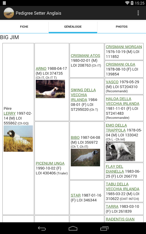 Pedigree Setter Anglais截图3